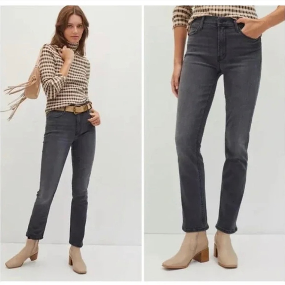 MOTHER The Dazzler mid-rise ankle jeans